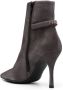 Furla Core 90mm leather boots Grey - Thumbnail 3
