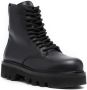 Furla lace-up leather boots Black - Thumbnail 2