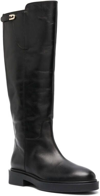 Furla Legacy knee-length boots Black