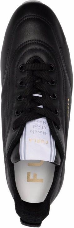 Furla low-top lace-up sneakers Black