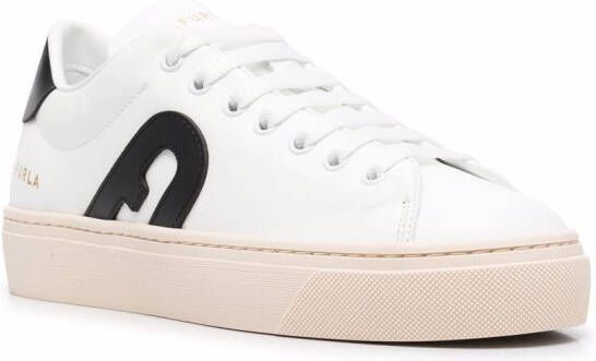 Furla low-top lace-up sneakers White