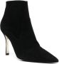 Furla pointed 90mm heeled boots Black - Thumbnail 2