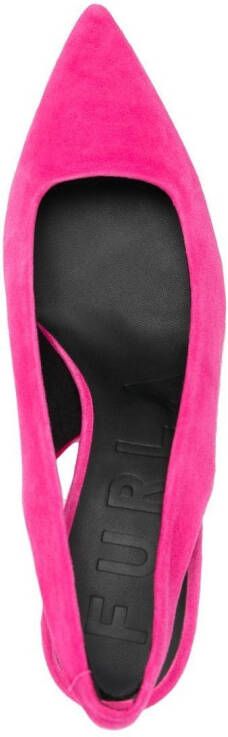 Furla pointed-toe slingback pumps Pink