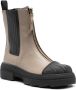 Furla round-toe leather boots Neutrals - Thumbnail 2