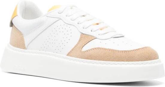 Furla Sport leather sneakers White