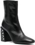 Furla studded-heel 75mm ankle boots Black - Thumbnail 2