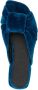 Furla velvet knot-detail 25mm sandals Blue - Thumbnail 4
