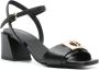 Furla Zoe 65mm leather sandals Black - Thumbnail 2
