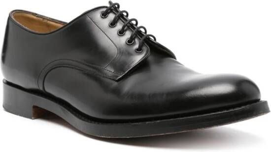 FURSAC brushed leather Derby shoes Black