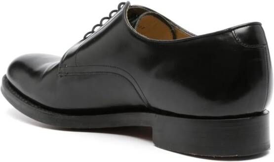 FURSAC brushed leather Derby shoes Black