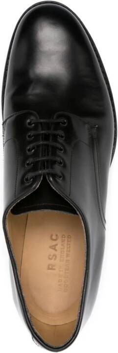 FURSAC brushed leather Derby shoes Black