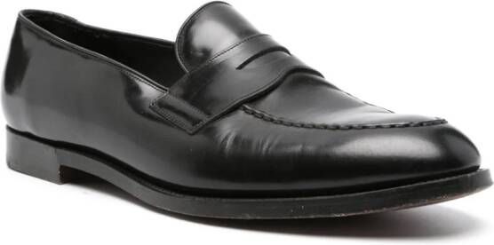 FURSAC brushed leather loafers Black