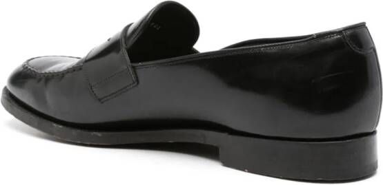 FURSAC brushed leather loafers Black