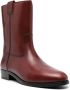 FURSAC Camargue-style leather boots Red - Thumbnail 2