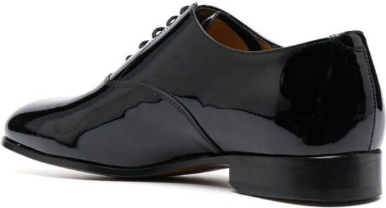 FURSAC high-shine leather derby shoes Black