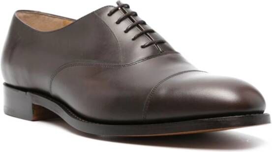 FURSAC lace-up leather derby shoes Brown