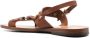 FURSAC slingback leather sandals Brown - Thumbnail 3