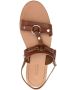 FURSAC slingback leather sandals Brown - Thumbnail 4