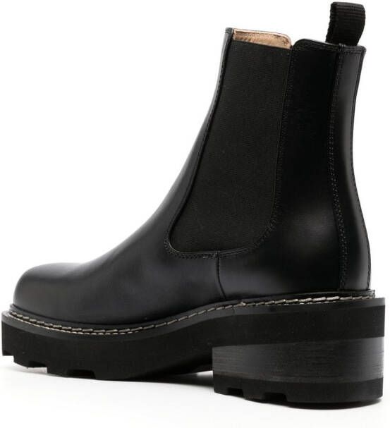 Gabriela Hearst Jil leather chelsea boot Black