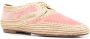Gabriela Hearst woven-wicker design loafers Pink - Thumbnail 2