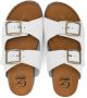 Gallucci Kids bucked leather sandals White - Thumbnail 3