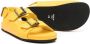 Gallucci Kids buckle-embellished leather sandals Yellow - Thumbnail 2