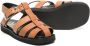Gallucci Kids buckle-fastening leather sandals Brown - Thumbnail 2