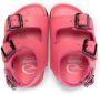 Gallucci Kids buckle-strap leather sandals Pink - Thumbnail 3