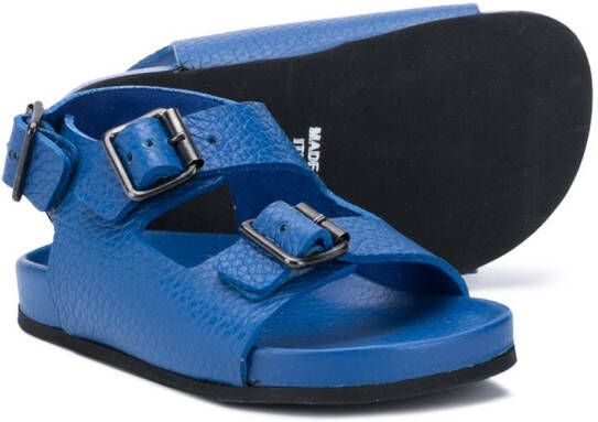 Gallucci Kids buckle strap sandals Blue