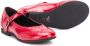 Gallucci Kids buckled ballerina pumps Red - Thumbnail 2