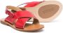 Gallucci Kids buckled two-tone sandals Red - Thumbnail 2