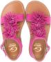 Gallucci Kids calf-suede open-toe sandals Pink - Thumbnail 3