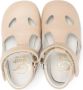 Gallucci Kids cut-out leather pre-walkers Neutrals - Thumbnail 3