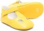 Gallucci Kids cut-out leather pre-walkers Yellow - Thumbnail 2