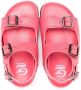Gallucci Kids double-buckle leather sandals Pink - Thumbnail 3