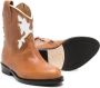Gallucci Kids embroidered Western-style boots Neutrals - Thumbnail 2