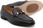 Gallucci Kids horsebit-detail leather loafers Black - Thumbnail 2