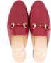 Gallucci Kids horsebit-detail leather slippers Red - Thumbnail 3