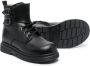 Gallucci Kids lace-up leather ankle boots Black - Thumbnail 2