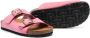 Gallucci Kids leather bucked sandals Pink - Thumbnail 2