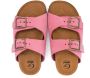 Gallucci Kids leather bucked sandals Pink - Thumbnail 3