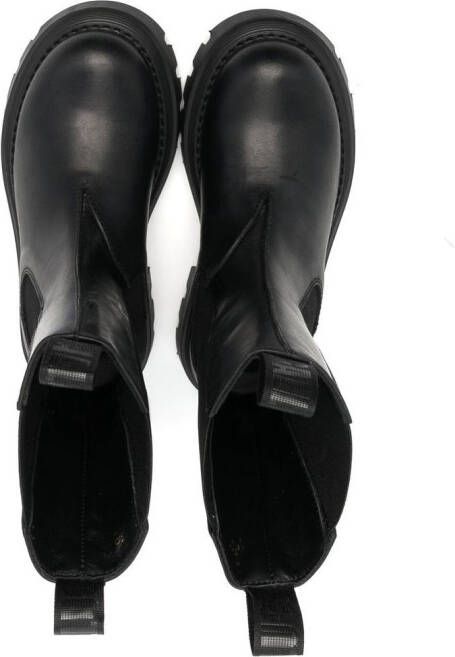 Gallucci Kids lug-sole Chelsea boots Black