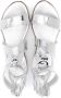 Gallucci Kids metallic-effect leather sandals Silver - Thumbnail 3