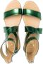 Gallucci Kids metallic strappy sandals Green - Thumbnail 3