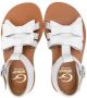 Gallucci Kids open-toe leather sandals White - Thumbnail 3