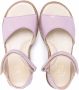 Gallucci Kids patent-leather flat sandals Purple - Thumbnail 3