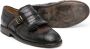 Gallucci Kids perforated-detail leather brogues Black - Thumbnail 2