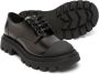 Gallucci Kids rubberised toe-cap lace-up shoes Black - Thumbnail 2
