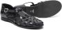 Gallucci Kids side-buckle flat sandals Black - Thumbnail 2