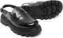 Gallucci Kids slingback leather loafers Black - Thumbnail 2
